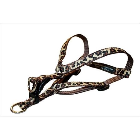 SASSY DOG WEAR Sassy Dog Wear LEOPARD-NATURAL1-H Leopard Dog Harness; Natural - Extra Small LEOPARD-NATURAL1-H